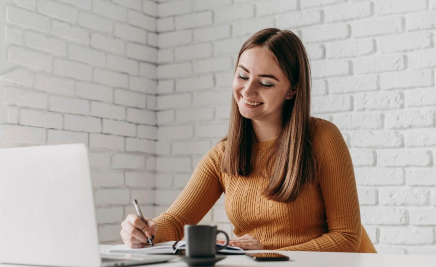Business owner reviewing financial documents and planning budget strategy